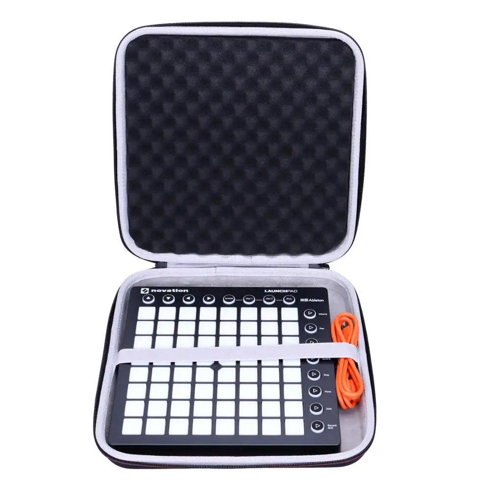 เคสแข็ง LTGEM EVA สีดํากันน้ํากันกระแทกสําหรับ Novation Launchpad Ableton Controller