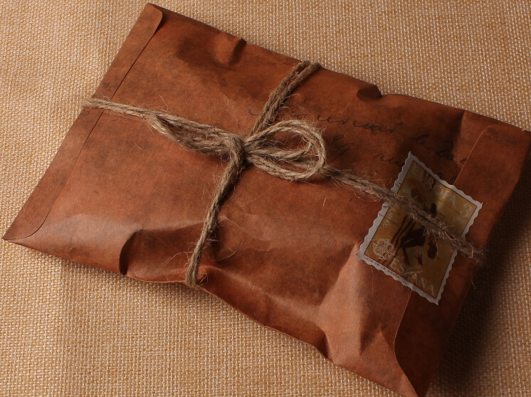 50 Teile/los 16x11cm Alten Stil Vintage Papier Umschlag Braun Kraft Verpackung Für Retro Postkarte Einladung Karte Kleine geschenk Brief