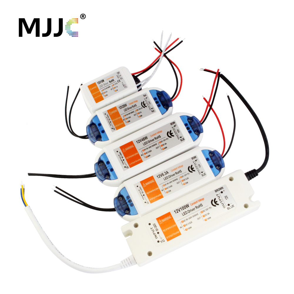 12 Volt Netzteil 12V LED Treiber 18W 28W 48W 72W 100W AC 110V 220V zu 12V DC Beleuchtung Transformator Adapter für LED Streifen CCTV