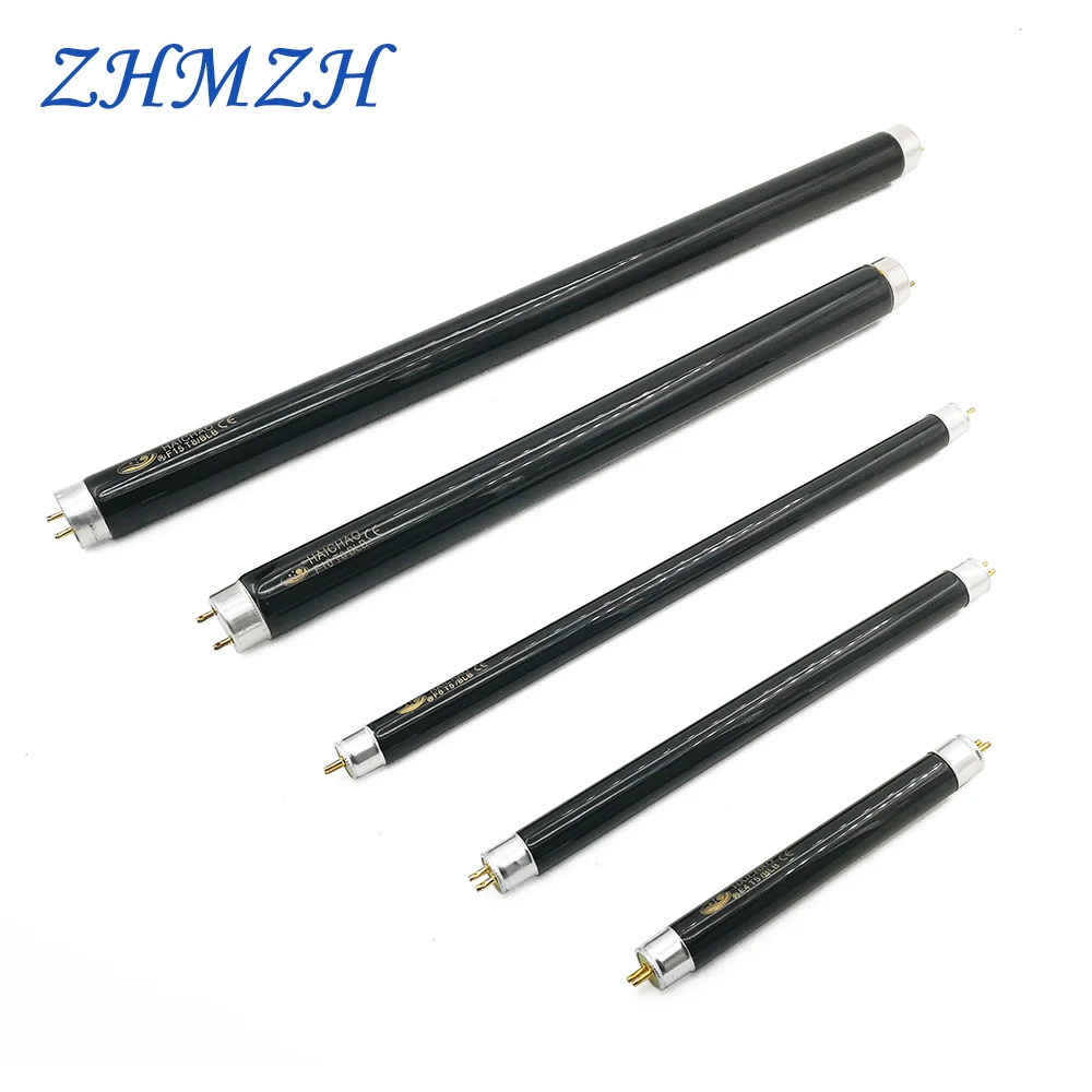 4W 6W 8W 10W 15W T5 T8 BLB UV Đen Ánh Sáng Tia Cực Tím Đèn UVA Huỳnh Quang phát Hiện Tiền Phát Hiện Xác Minh Ống Tím Ánh Sáng