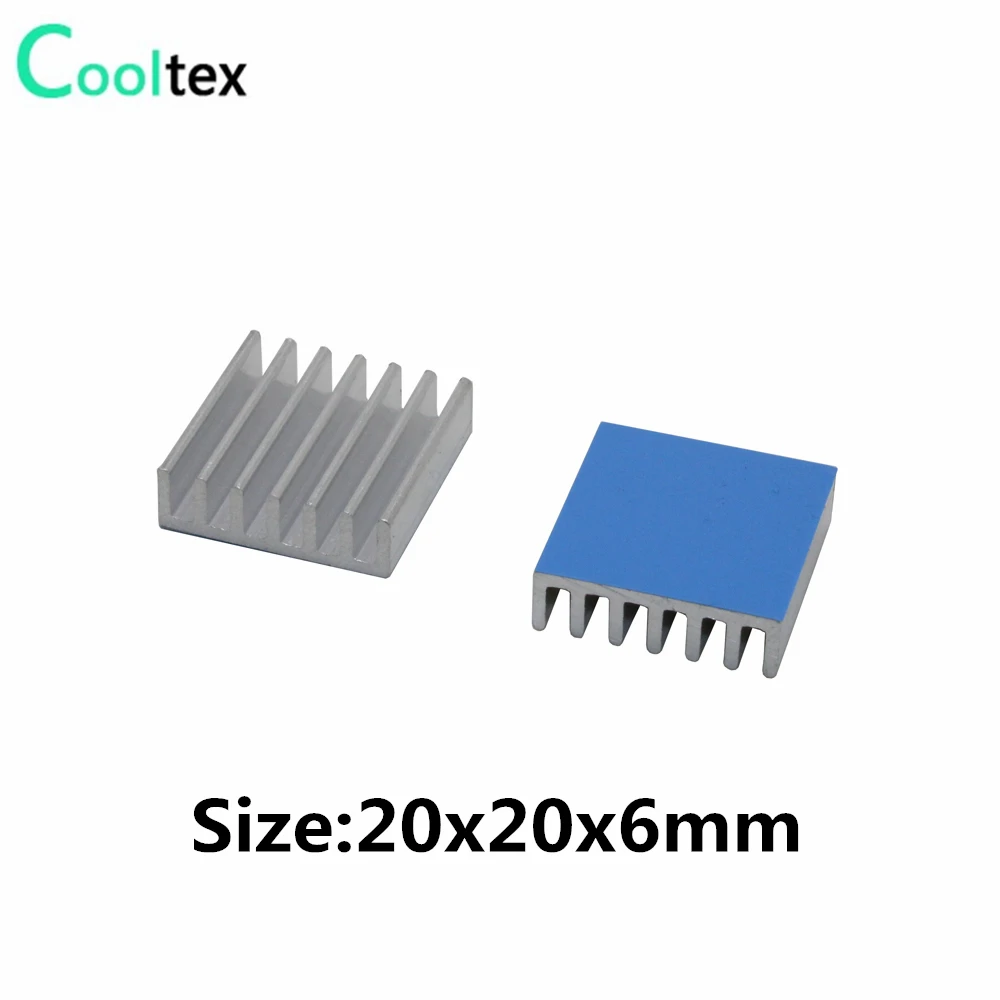Tản Nhiệt Nhôm Tản Nhiệt Tản Nhiệt Làm Mát Cho Điện Tử IC 3D Máy In Raspberry PI Nhiệt Dẫn Điện Băng