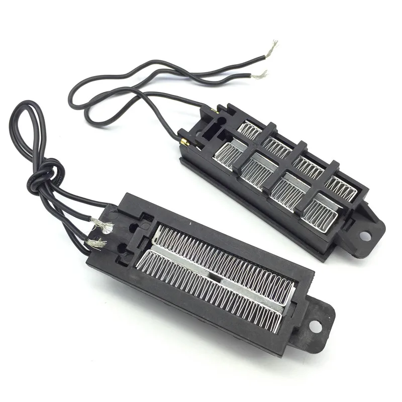 Aquecedor ptc com termostato automático, com suporte, tira ondulada, aquecimento de espaço pequeno, 50w, 12v (ac/dc), ferramentas de aquecimento diy