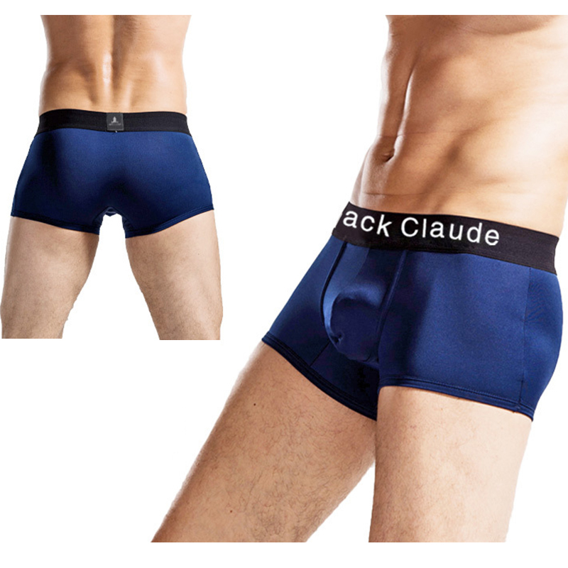 Jack Claude-bóxer de marca para hombre, ropa interior Sexy, Modal, 10 unidades