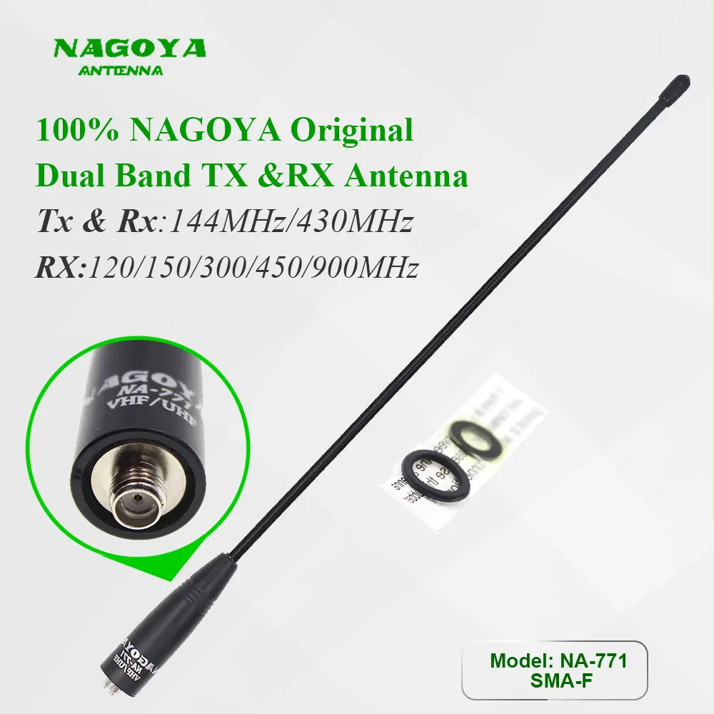 Original NAGOYA Antenne NA-771 SMA-Weiblich fit für Zwei Weg Radio UV-5R UV-82 TH-UV8000D UV-25D HINWEIS Dual band Antenne