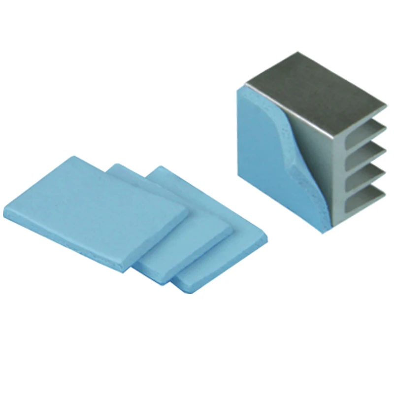 Younuon 100X100 Mm 0.5 Mm 1 Mm 1.5 Mm 2 Mm 3 Mm 4 Mm 5 Mm Tichkess nhiệt Miếng Lót CPU Tản Nhiệt Miếng Lót Làm Mát Dẫn Điện Silicone Nhiệt