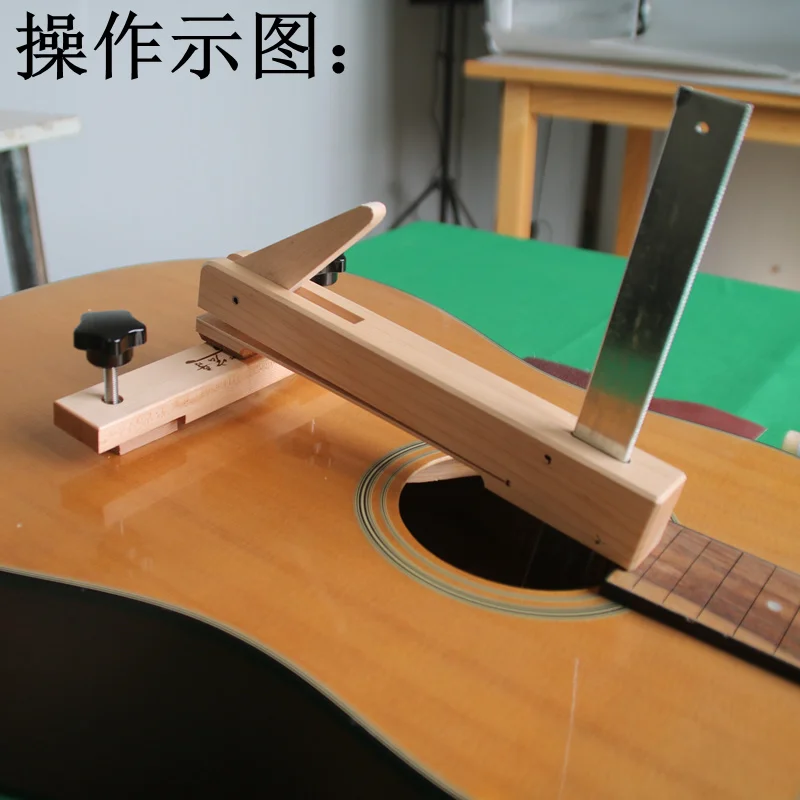 Guitar Cổ Điển Cầu Dụng Cụ Cầm Tay Cứng Gỗ Phong Sắt Sâu Họng Kẹp Đàn Guitar Cầu F Hình Gỗ đèn Khung Gỗ