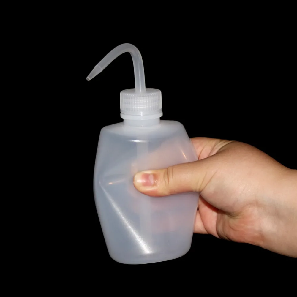 150/250/Dung Tích 500 Ml Hình Xăm Rửa Trắng Trong Nhựa Xanh Xà Phòng Bóp Bình Phòng Thí Nghiệm Đo Bình