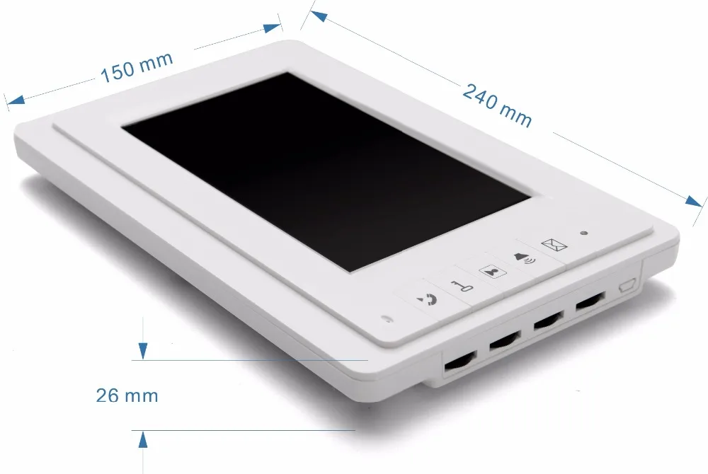 7-дюймовый TFT ЖК-экран для проводной видеодомофона XLS-V70F