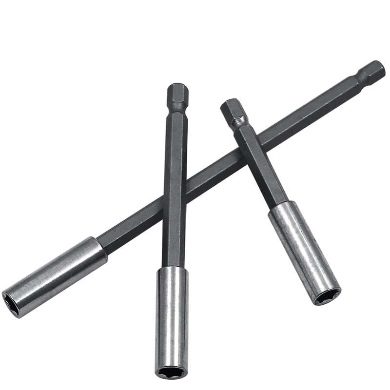 1/4 Hex Shank Quick Release สว่านไฟฟ้าไขควงแม่เหล็กผู้ถือ Bit 60 มม. 75 มม. 100 มม. 150 มม.