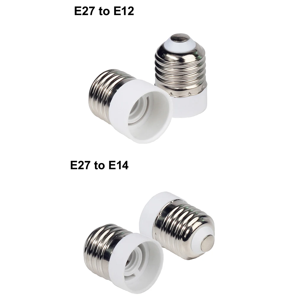 Bulb Chuyển Đổi E27 Nam để E12 E14 E40 B22 MR16 G4 G9 GU10 Nữ Đèn Bóng Đèn Ổ Cắm Cơ Sở Cho Trong Nhà Bóng Đèn Chiếu Sáng Mở Rộng Adapter