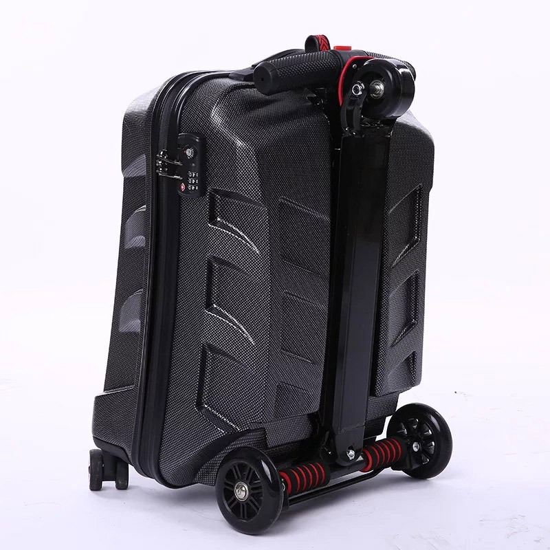 Mala masculina patinete 21 polegadas, mala extrusora estilo carrinho para estudantes viagens sociais caixa de malas