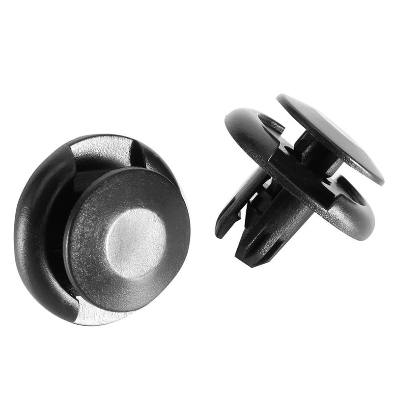 50 Uds. De sujetador de parachoques de plástico para coche, retenedor de remache, tipo empuje, cubierta de motor, guardabarros, Panel embellecedor de puerta de coche, Clip para Toyota