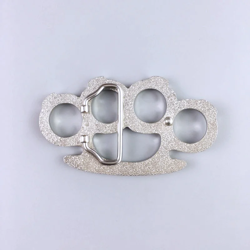 光沢のあるシルバー3DカットアウトラインストーンベルトバックルもBUCKLE-T030で在庫あり