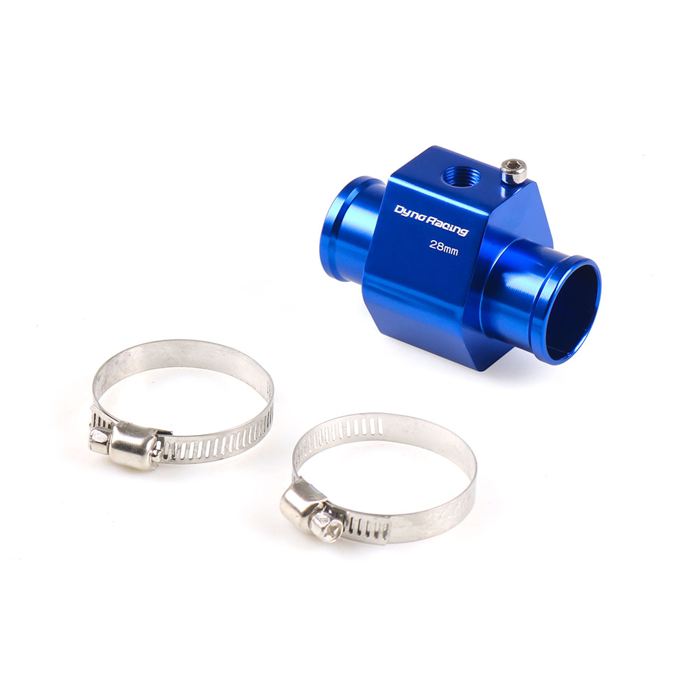 Dynoracing Water Temp Gauge Radiator Temperatuur Water Temp Gezamenlijke Pijp Sensor 40mm 38mm 36mm 34mm 32mm 30mm 28mm Slang Adapter