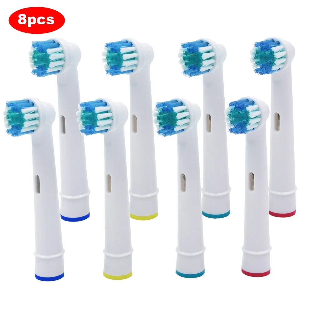 8 шт. сменные насадки для электрической зубной щетки Oral-B Advance Power/Pro Health/Triumph/3D Excel/Vitality Precision Clean