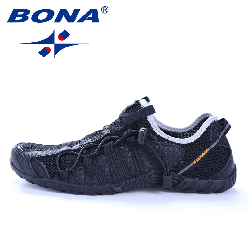 BONA, nuevo estilo Popular, zapatos para correr para hombre, zapatos atléticos con cordones, zapatillas para caminar al aire libre, zapatillas cómodas para correr