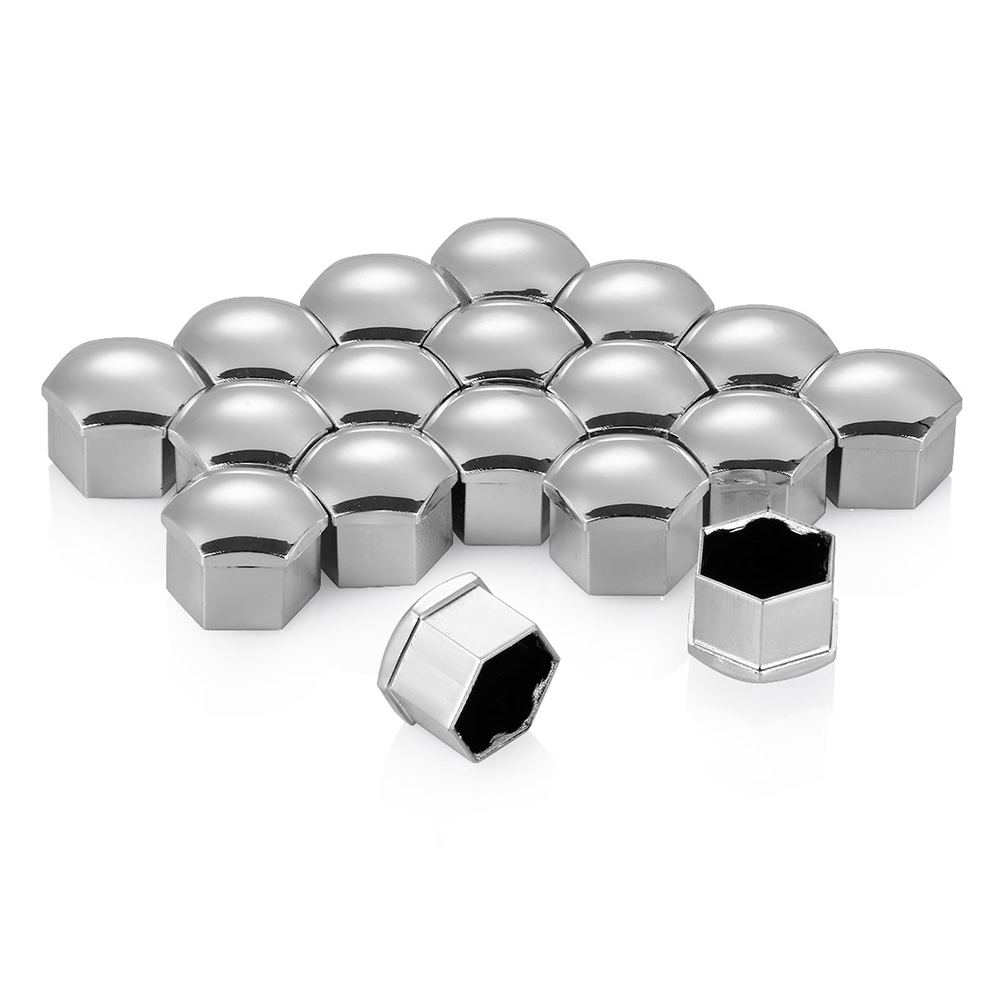 20 Pçs/lote 17mm Roda Lug Parafuso Centro Porca Capas 321601173 A para Audi A4 Q5 Golf Skoda SEAT com parafuso hexagonal de 17 mm
