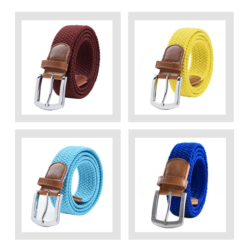MaiKun Cinturones para hombres Cinturón con hebilla de metal Cinturón elástico para hombres Cinturón táctico militar