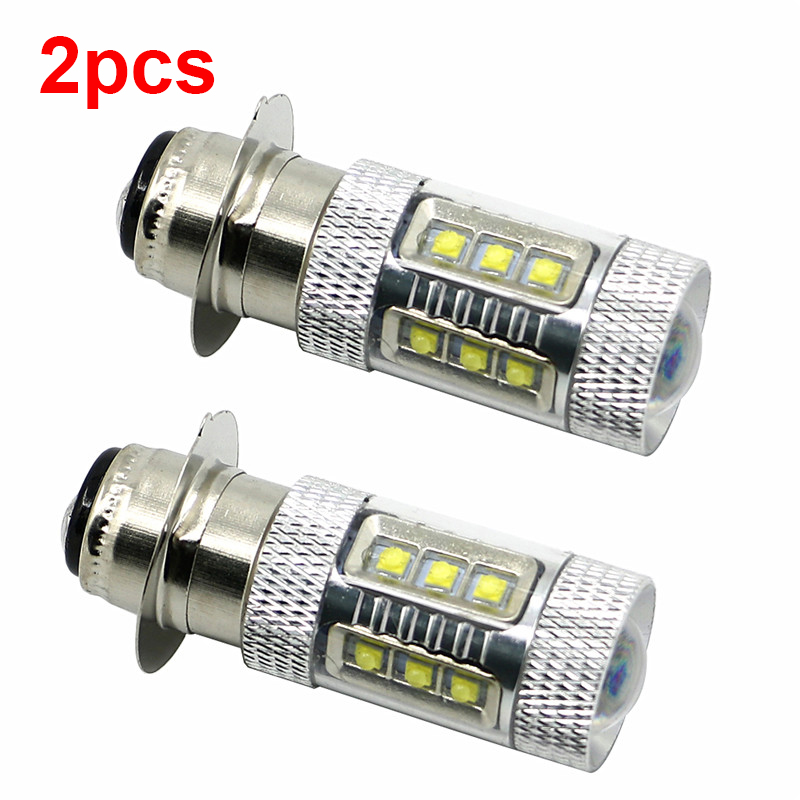 2X luces LED de faros súper blancas de 80 vatios para Yamaha WARRIOR BANSHEE 350 RAPTOR 350 700 GRIZZLY 660 400 450 350 125