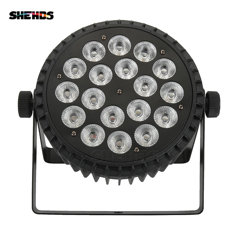 SHEHDS Aluminum alloy LED Flat Par 18x12W/18x18W Lighting DMX512 for DJ Disco Stage Lighting
