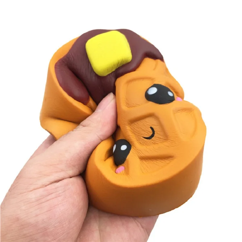 จัมโบ้ Expression เค้กช็อกโกแลต Squishy ครีมกลิ่นหอมช้า Rising ของเล่นบรรเทาความเครียด PU จําลองบีบของเล่น 11.5*4 ซม.