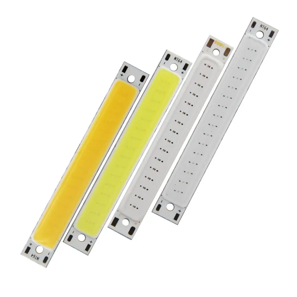 [[Allcob] Bán 3V 3.7V DC 60X8 Mm LED COB Dây 1W 3W Ấm Lạnh Trắng Xanh Đỏ COB Đèn Led Cho Diy Xe Đạp Đèn Làm Việc
