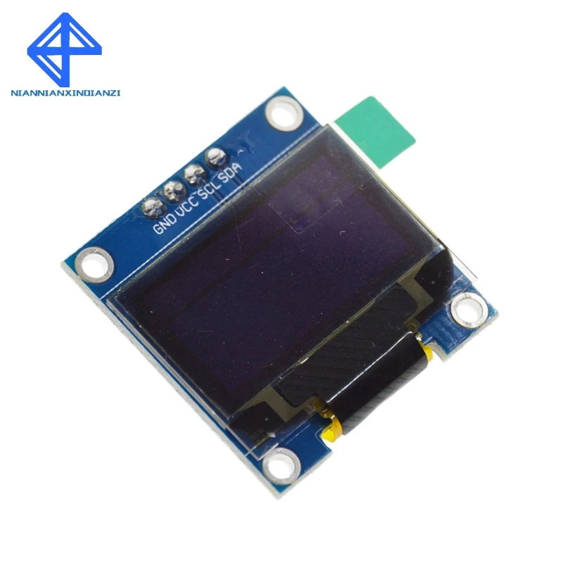 Azul branco cor 128x64 amarelo azul oled lcd módulo de exibição led para arduino 0.96 polegada i2c iic serial novo original