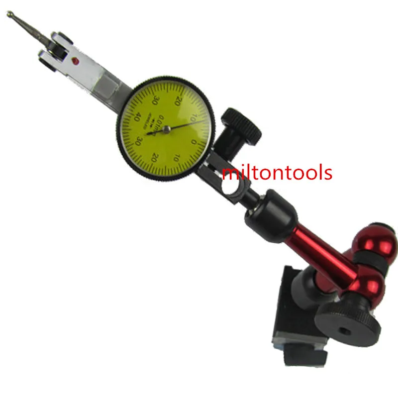 Indicador de Dial de 0-10mm, soporte magnético Universal, Base, comparador de prueba de Dial de 0,8mm para calibración de equipos