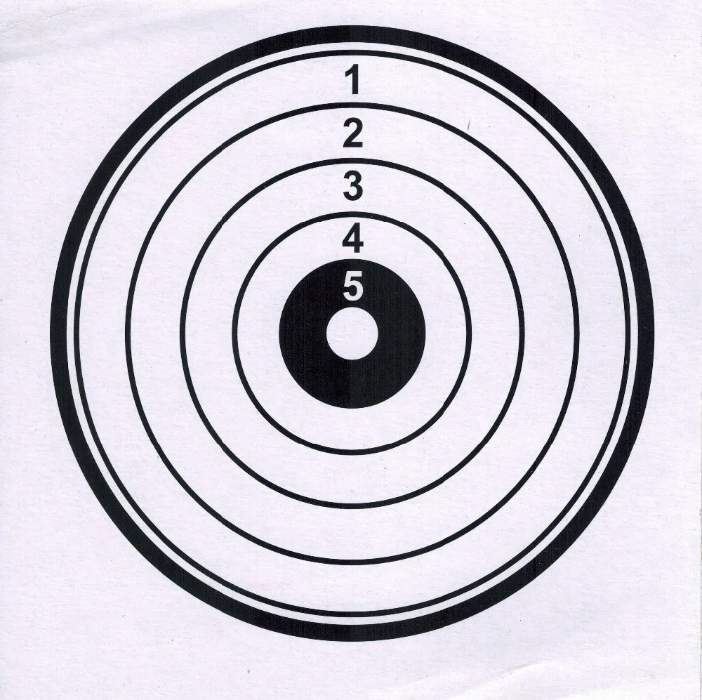 Paper Targets 5.50"*5.50"-20 Counts Per Pack Multi-options