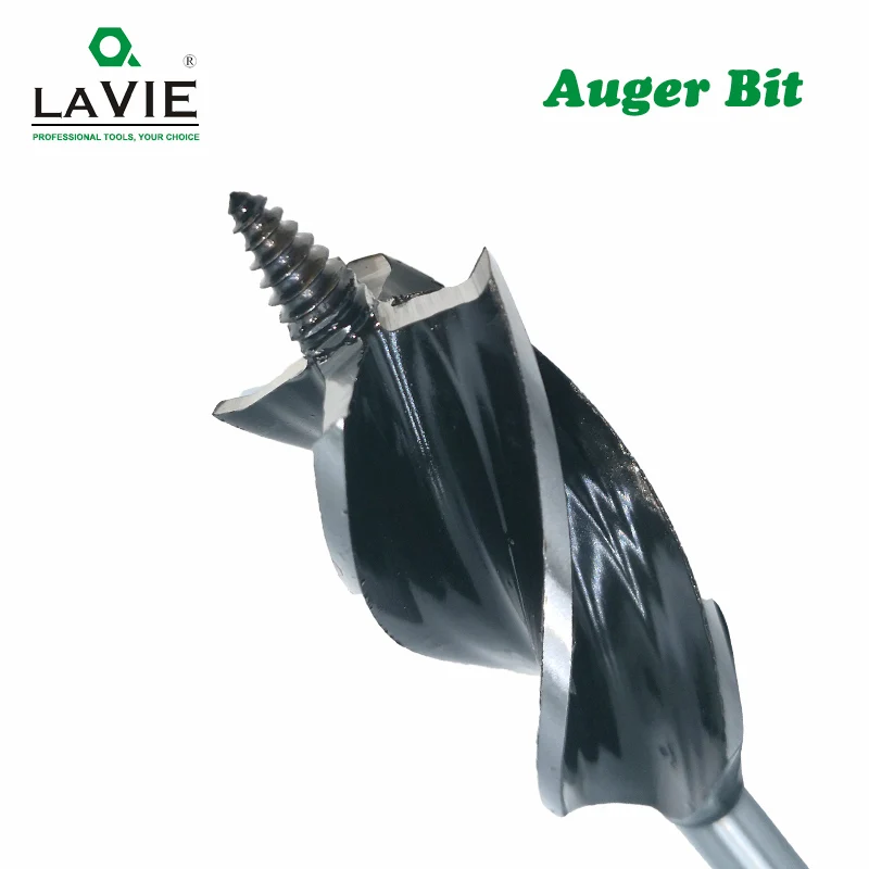 LAVIE 8 đến 25mm Gỗ Xoắn Bit Auger Khoan 4 Cắt Khoan Cắt cho gỗ DB03020A