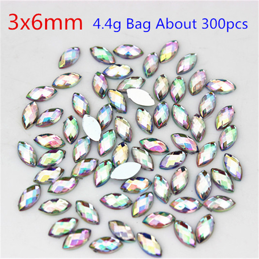 Nhiều Kích Thước Acrylic Ren Ngựa Mắt Crystal AB Lưng Phẳng 3D Không HotFix Móng Tay Nghệ Thuật Trang Trí Tiệc Cưới Hàng Thủ Công MC80