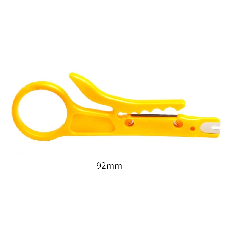 AMPCOM Mini Di Động Dây Vũ Nữ Thoát Y Cắt Tác Động Đấm Xuống Dụng Cụ 110 Lưỡi Dao cho Dây Mạng Cáp