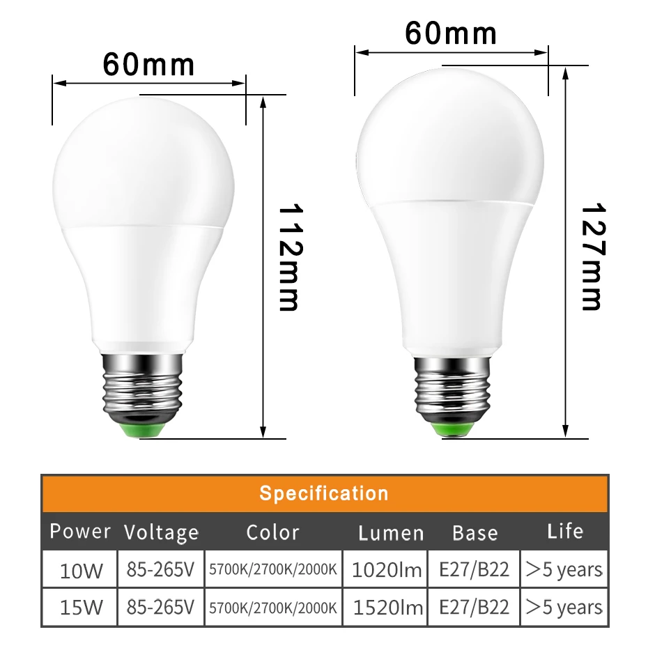 85-265v e27 LED-Sensor lampe Lampe ip44 10w 15w automatische Dämmerung bis zum Morgengrauen LED Tag Nacht Lichtsensor Lampe für zu Hause Veranda Flur