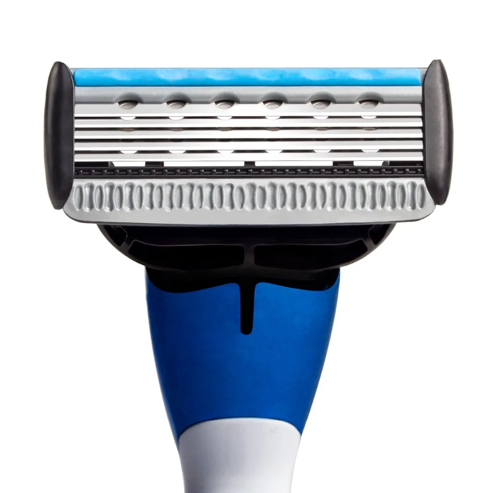 QShave Thương Hiệu Xanh Dương Nam Hướng Dẫn Sử Dụng Dao Cạo Râu Tông Đơ Cắt Lưỡi Dao Lưỡi Dao An Toàn Mỹ Máy Cạo Râu Thẳng Tóc Máy Tẩy Nhổ Lông
