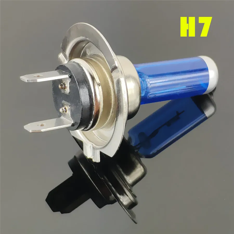 Lámpara halógena superblanca para coche, faro LED de 12V, 55W, 9005 W, H1, H3, H4, H7, H8, H11, 9006, HB3, 100, HB4