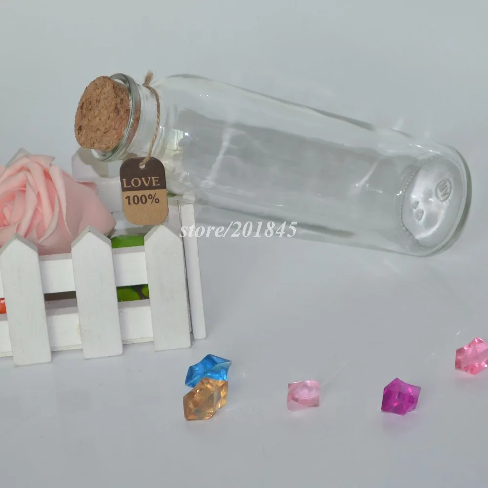 20 Pcs/Lot Kecil Jelas Cork Stopper Botol Guci Wadah Kaca Pijat Thanksging Natal Decration Hadiah Botol Ingin