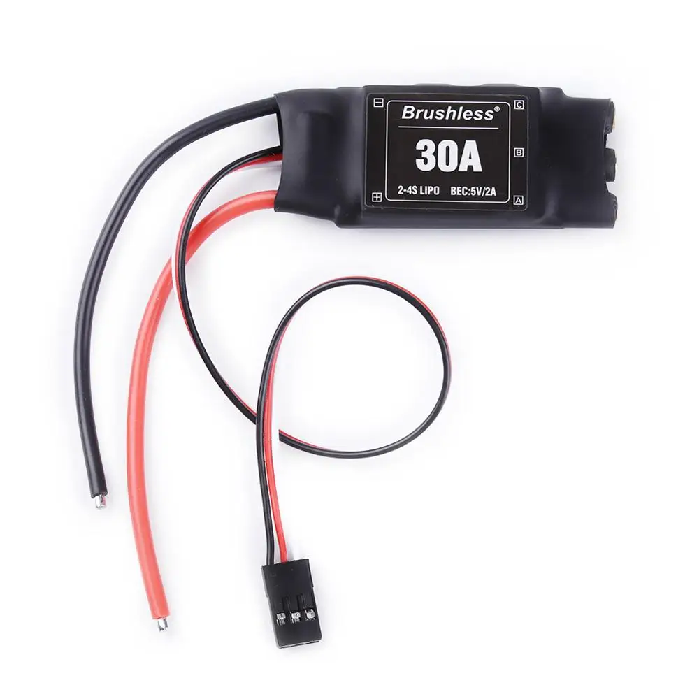 XXD Brushless 30A ESC 2-4S Electric Speed Controller 5V 2A BEC สําหรับ Rc Multicopter เฮลิคอปเตอร์เครื่องบิน