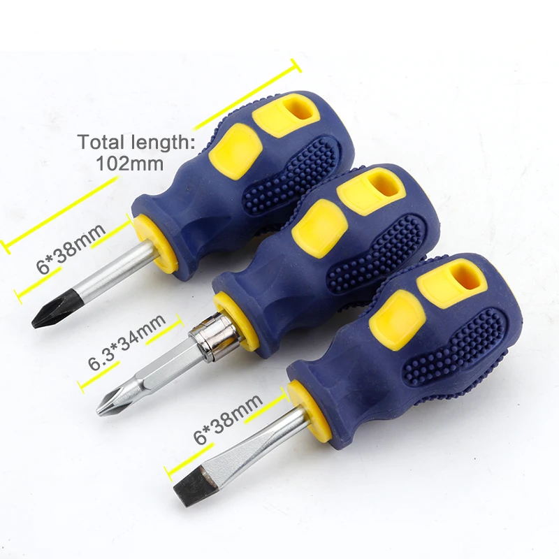 1 Chiếc Tua Vít Mini Đa Năng Đeo Chéo Hình Tua Vít Rãnh Phẳng Tự Làm Dụng Cụ Sửa Chữa Từ Ngắn Tua Vít Nhỏ