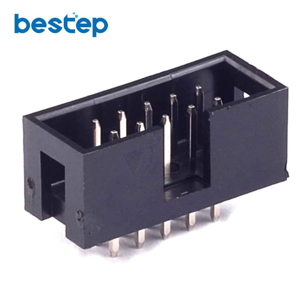 20 шт./лот Φ JTAG ISP розетка, прямая коробка IDC, коннектор, 10 контактов, 2x5 2,54 мм, бокс с шагом, коннекторы 10P, гнездовой разъем