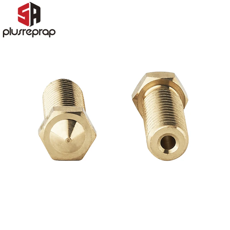 Bộ 1/10 Núi Lửa Đầu Vòi Bằng Đồng 0.2 0.4 0.5 0.6 0.8 1.0 1.2Mm Tùy Chọn Cho 3D Máy In 1.75Mm Dây Tóc sidewinder X1 Anycubic Vyper