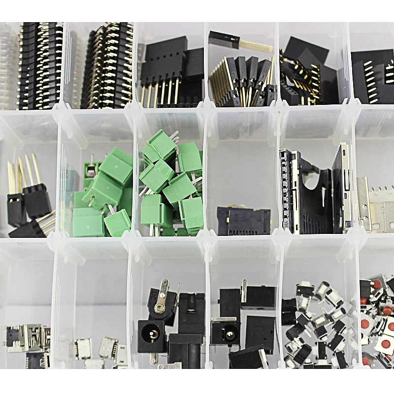 Elecrow złącze zestaw do Arduino początek podstawowe nauka złącza USB przełącznik gniazda prądu stałego nagłówka elektronicznych DIY z opakowanie detaliczne