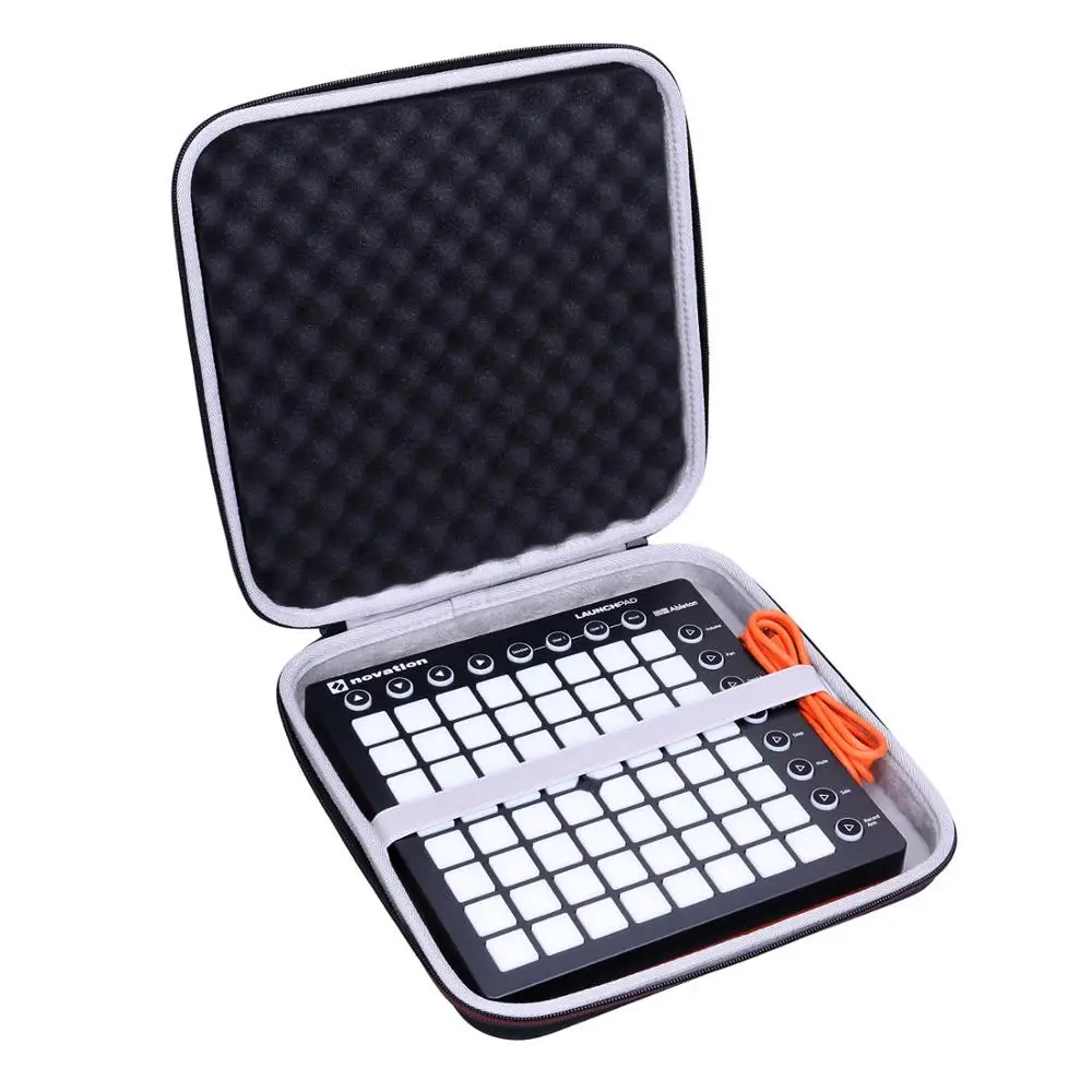 เคสแข็ง LTGEM EVA สีดํากันน้ํากันกระแทกสําหรับ Novation Launchpad Ableton Controller