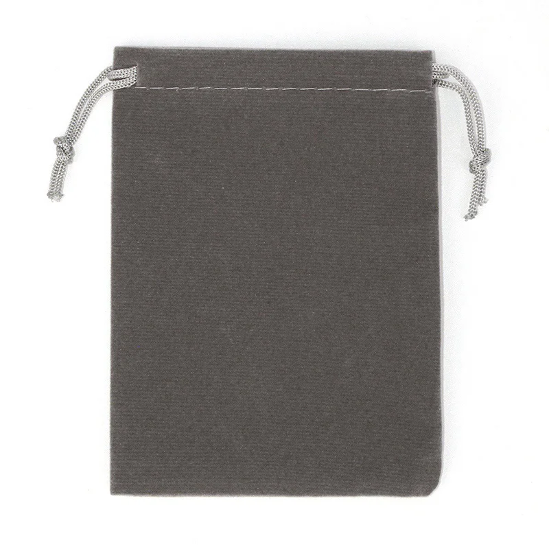 50 ชิ้น 5x7 กํามะหยี่กระเป๋า Drawstrings กระเป๋าขนาดเล็กเครื่องประดับของขวัญจอแสดงผลบรรจุกระเป๋า