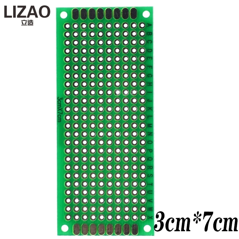 9x15 8x12 7x9 6x8 5x7 4x6 3x7 2x8 cm Đôi Side Prototype Phổ Quát Tự Làm Mạch In PCB Đối Mặt Với Protoboard Đối Với Arduino