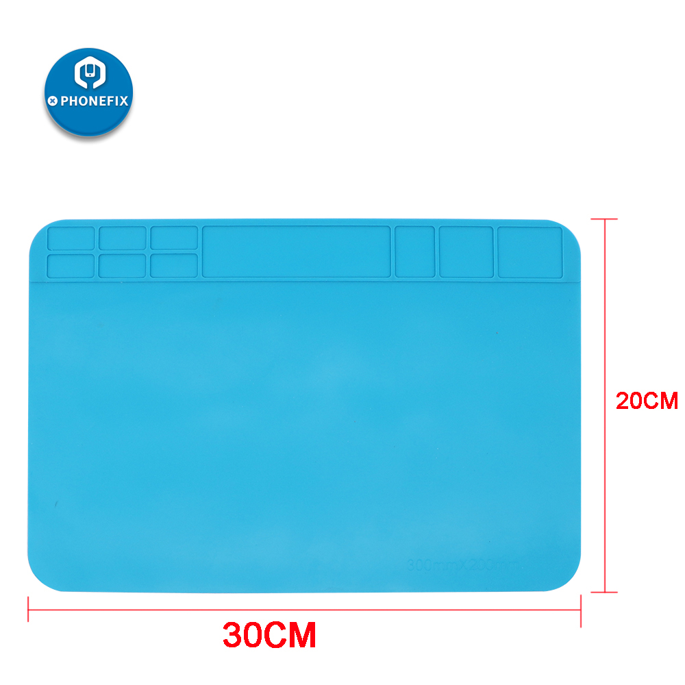 PHONEFIX Cách Nhiệt Làm Việc Thảm Nhiệt BGA Bộ Hàn Sửa Chữa Cách Nhiệt Miếng Lót Điện Thoại PCB Sửa Chữa Hàn Thảm