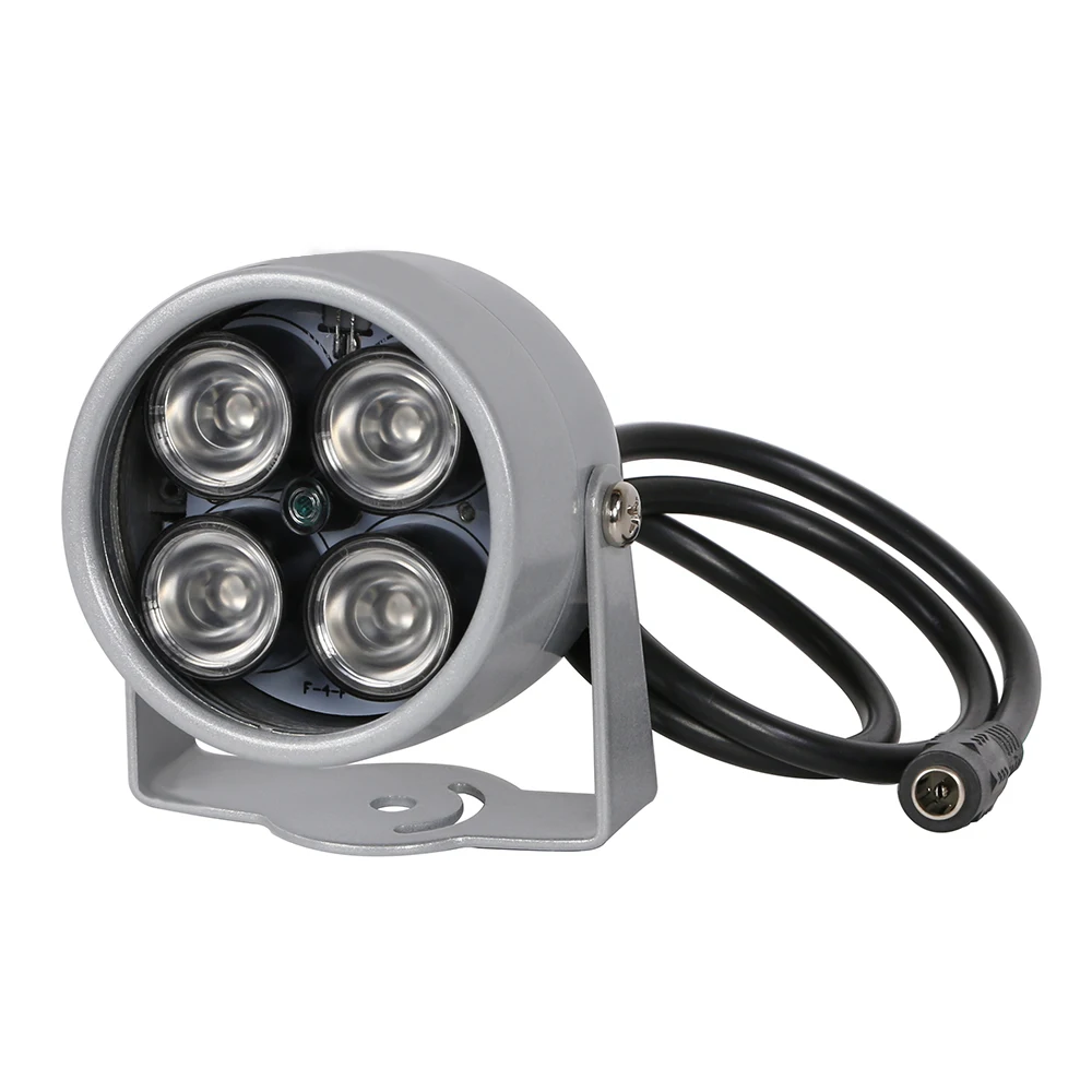 AZISHN CCTV LED 4 array IR illuminatore led Luce IR A infrarossi impermeabile Visione notturna CCTV Luce di riempimento per telecamera CCTV telecamera ip