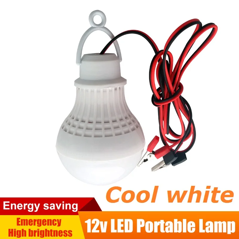 12V DC Đèn LED Di Động Lều Cắm Trại SMD5730 Bóng Đèn Ngoài Trời Câu Cá Ban Đêm Treo Đèn Pin Chiếu Sáng 5W 7W 9W 12W