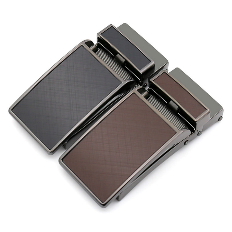 Echter Herren-Gürtelkopf, Gürtelschnalle, Freizeit-Gürtelkopf, Business-Zubehör, automatische Schnalle, Breite 3,1 cm, Luxusmode LY155-0132