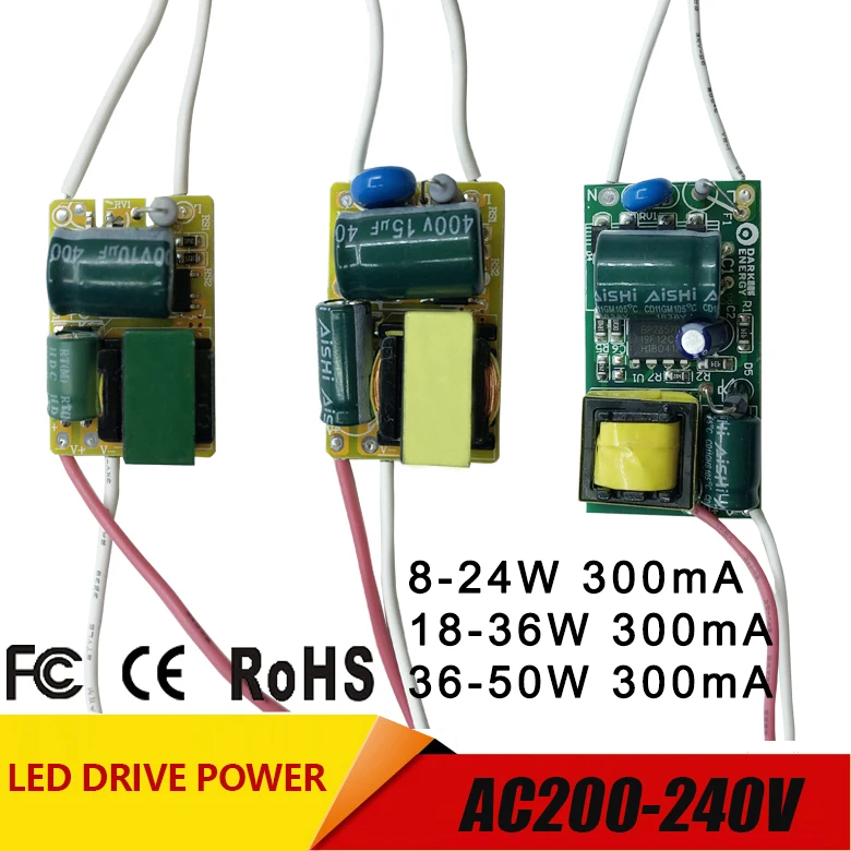 8-24W Điện Áp Đầu Vào: AC200-240V Điện Áp Đầu Ra: DC24-75V Dòng Điện Đầu Ra: 280-300mA ± 5% Kích Thước: 32*20*13Mm 18-36W Điện Áp Đầu Vào: AC200-