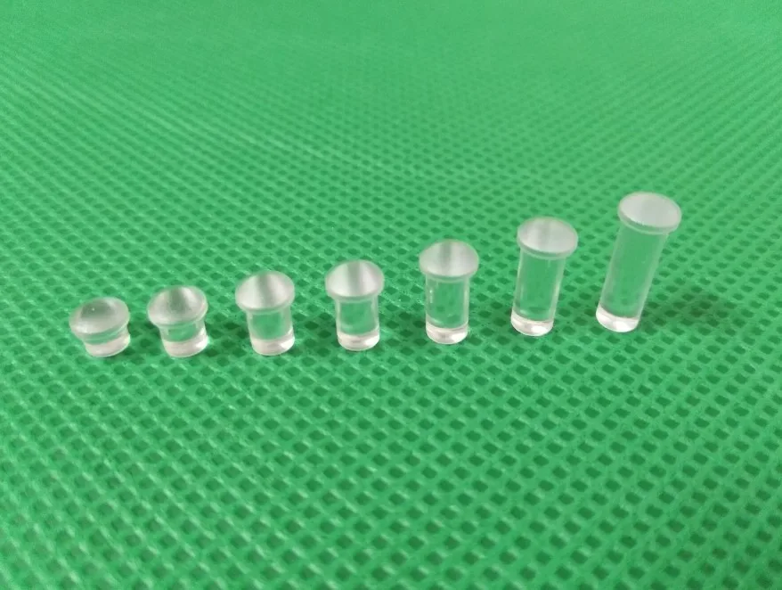 100pc 4mm klare Farbe rundes Licht rohr pnl mnt 9. mm-14,3 mm lang für 4mm LED-Diode LED-Rohr Lampen schirm ersetzen PLP5-2